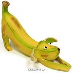 Декоративная фигурка "Банановая такса". Р039132